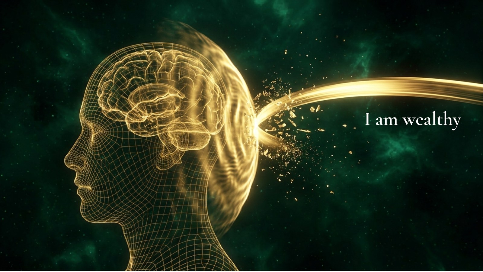 An affirmation shattering against the deeper mind